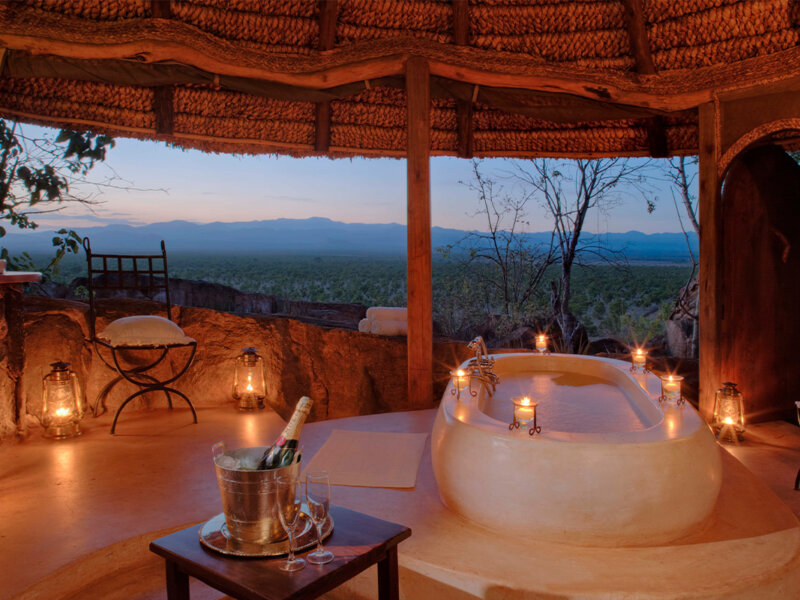 What are the best safari lodges for anniversary trips in Kenya?