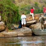 Are boat safaris available in Uganda
