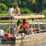 What is the Kazinga Channel boat cruise like