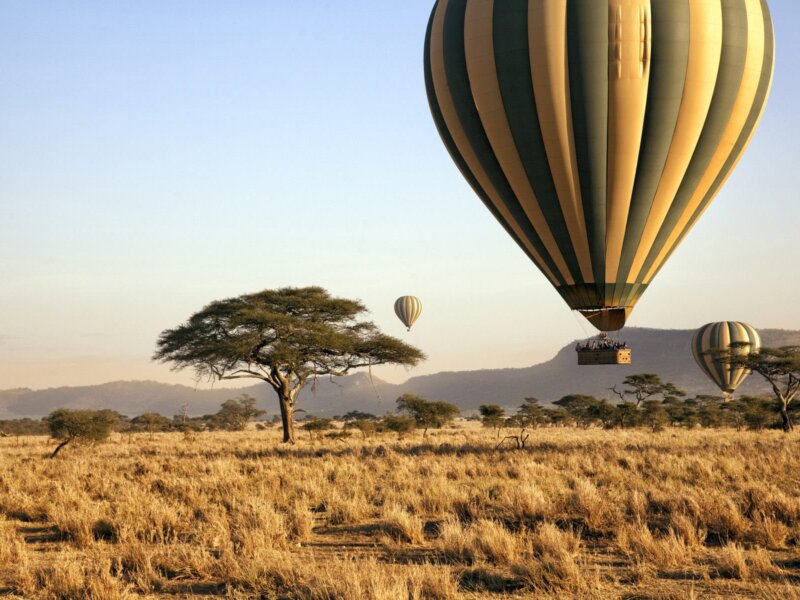 Is a balloon safari safe in Kenya