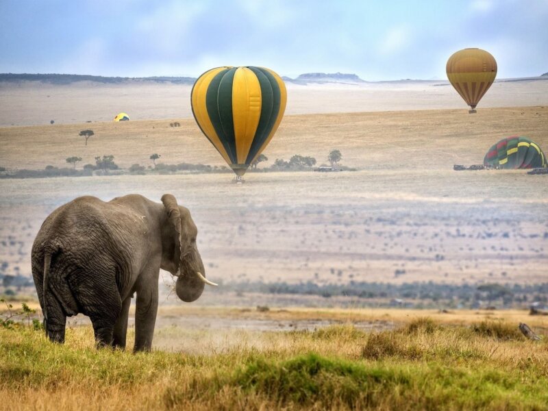 What are the best balloon safari locations in Kenya?